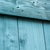 Blue weathered wood barn door 