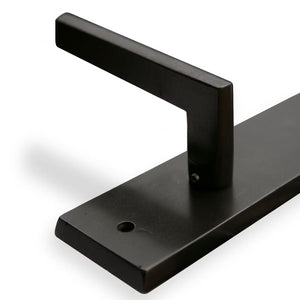 Urban Bronze Interior Door Passage Handle Apollo lever side view