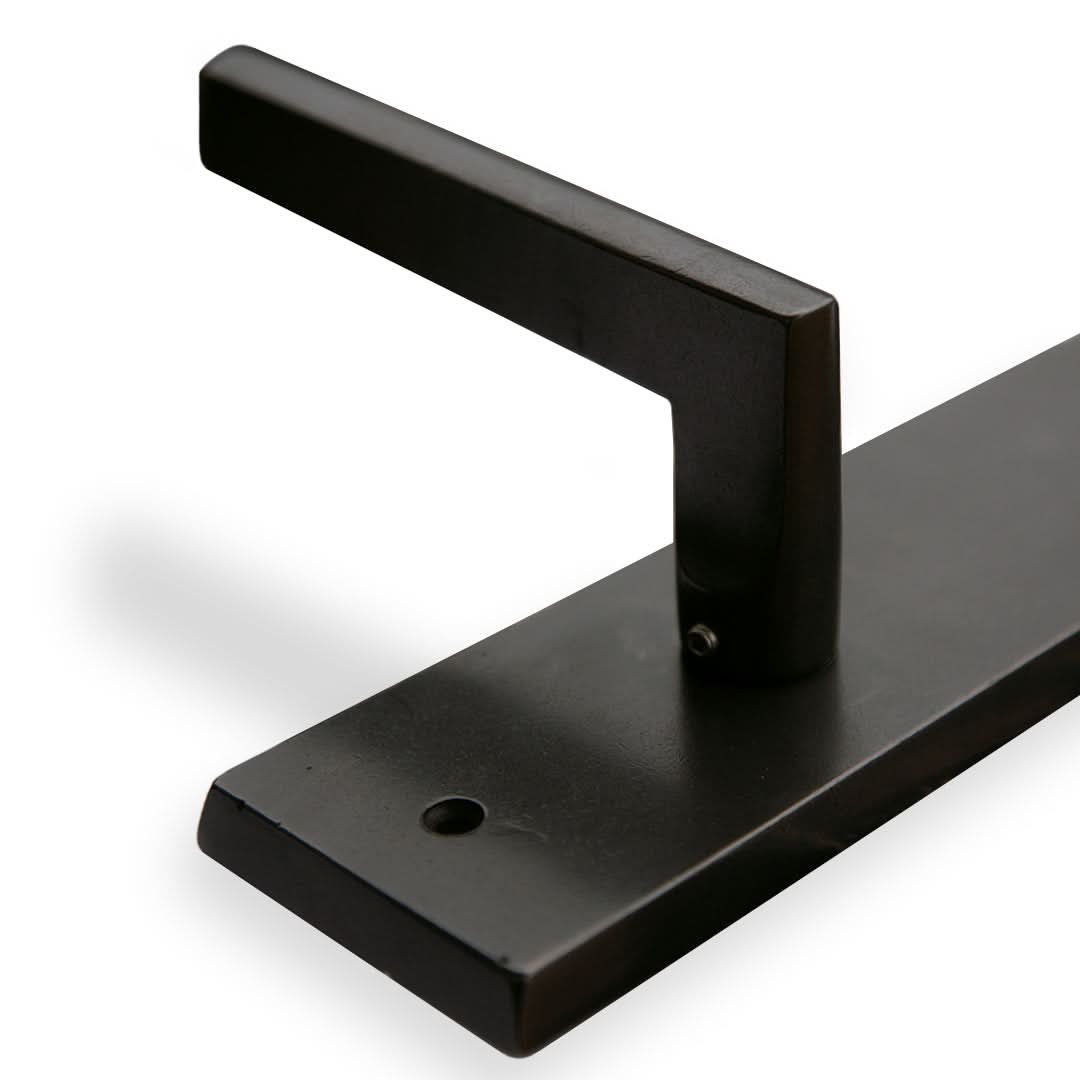 Urban Bronze Interior Door Passage Handle Apollo lever side view