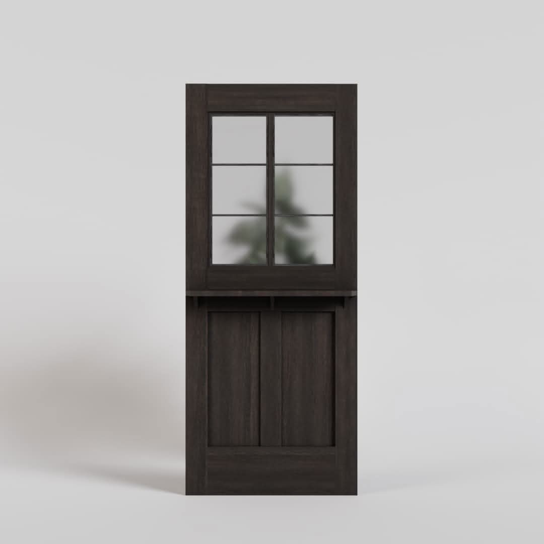 Exterior dutch door with Privacy Glass