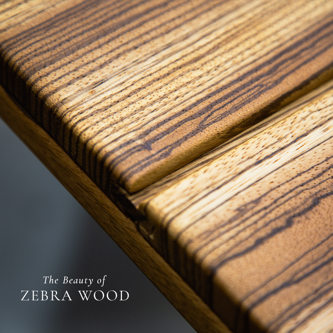 Zebra wood Rancher Modern Horizontal  Plank Sliding Barn Door
