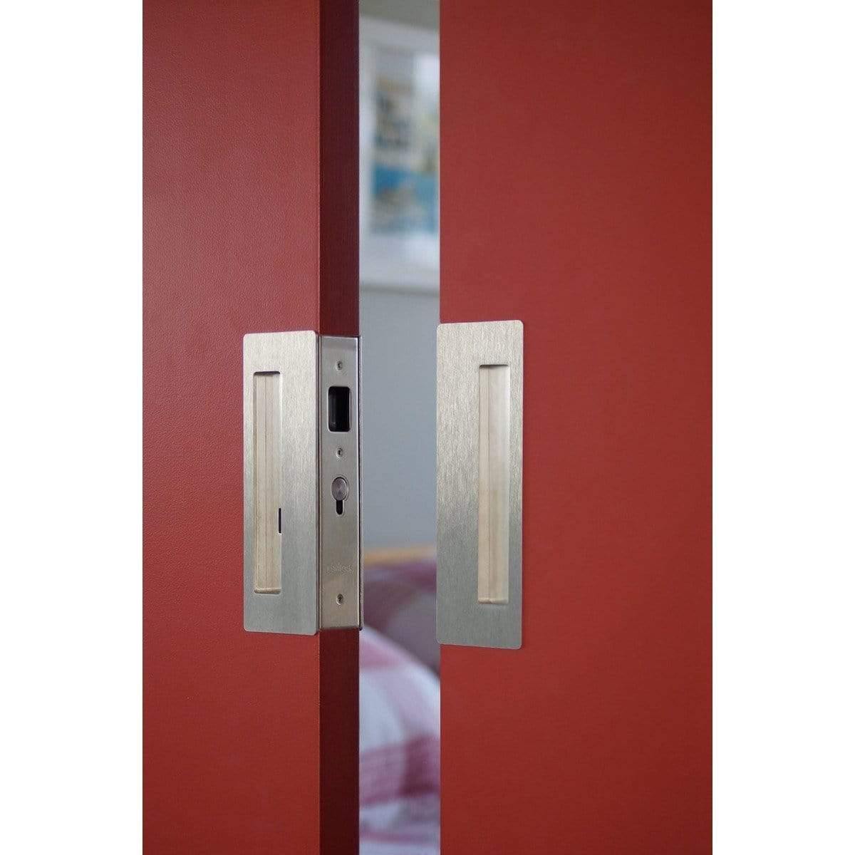 Magnetic Bi-Parting Double Barn Door Handle Set - Sliding Barn Door Hardware by RealCraft