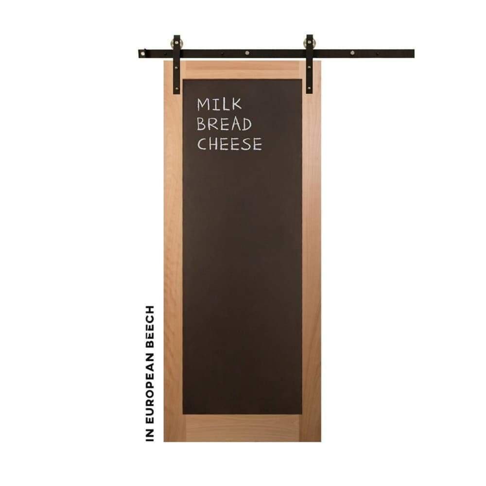 Metal Chalkboard Swinging Barn Door - Sliding Barn Door Hardware by RealCraft