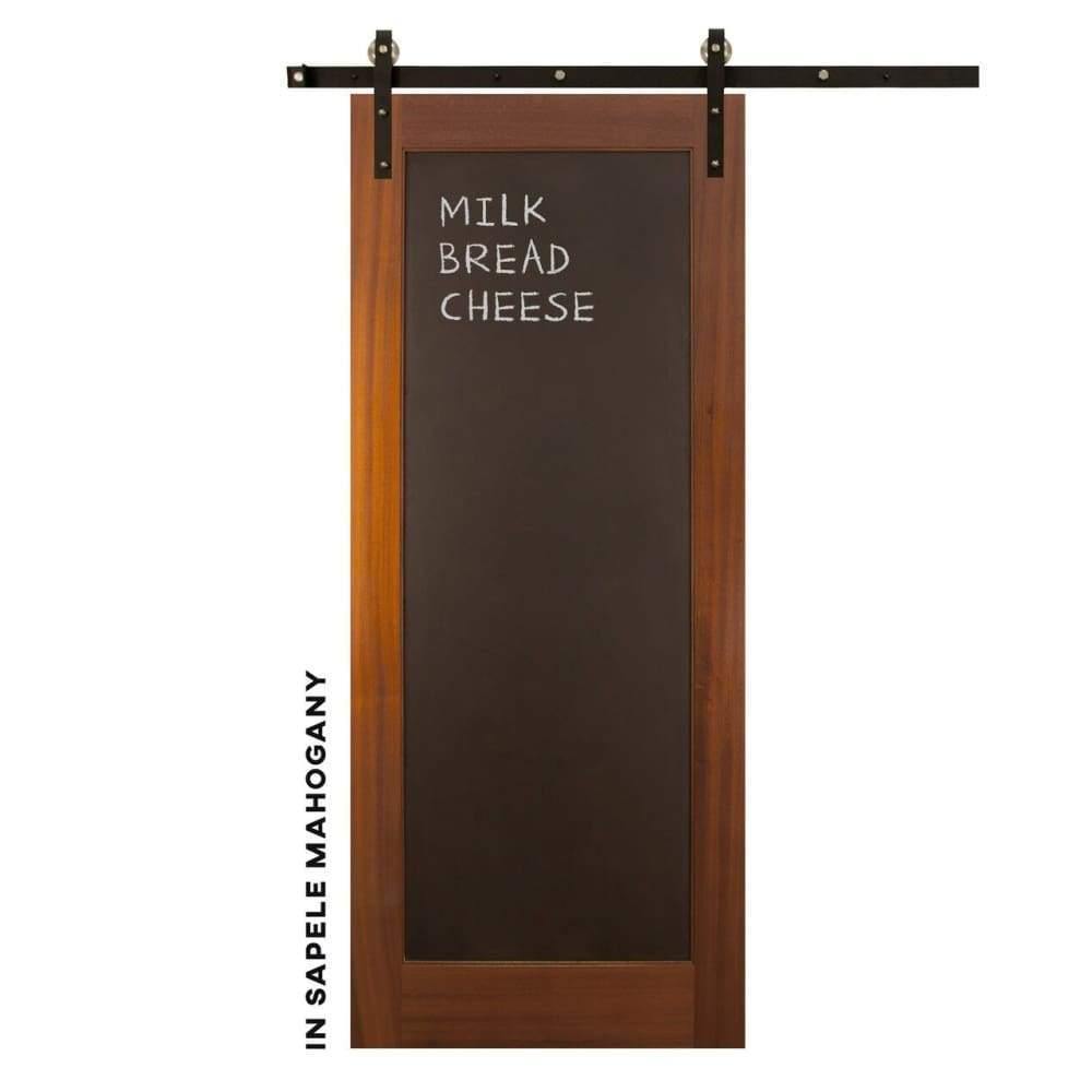 Metal Chalkboard Swinging Barn Door - Sliding Barn Door Hardware by RealCraft
