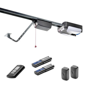 Fremont Ceiling Mounted Outswing Garage Door Opener (AOCM) - Sliding Barn Door Hardware by RealCraft