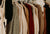 Winter coats inside a closet