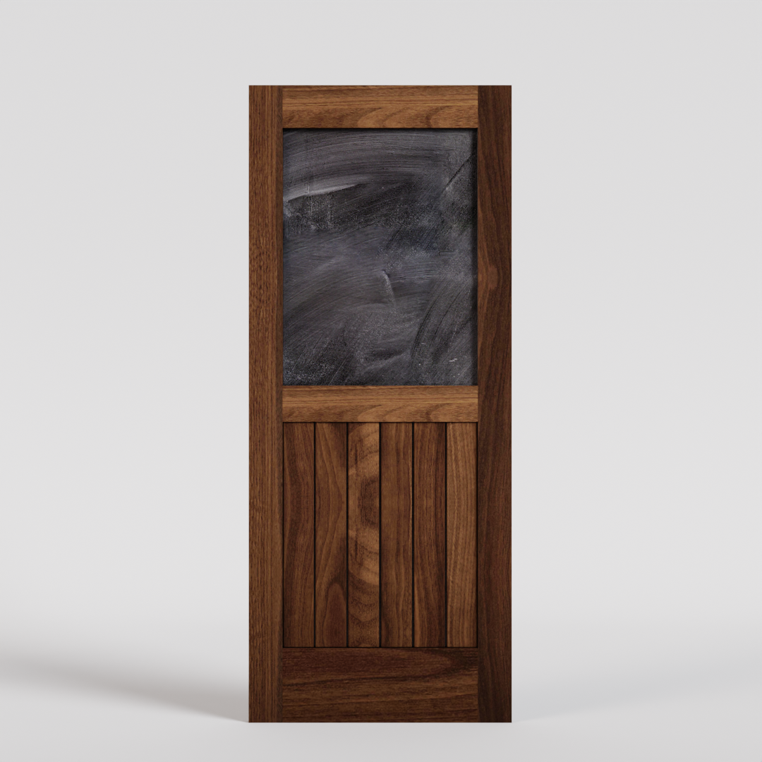 High Panel Blackboard Swinging Interior Door