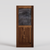 High Panel Blackboard Swinging Interior Door