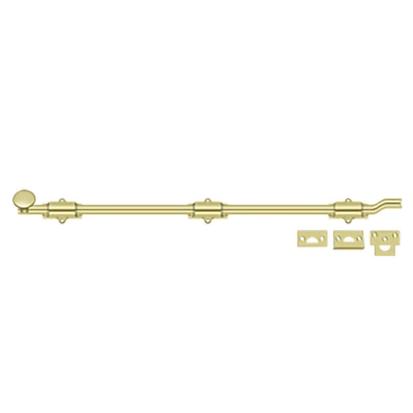 Deltana cane bolt in brass finish