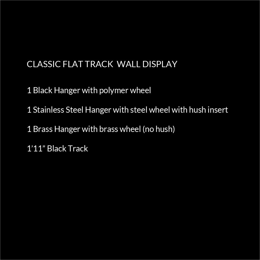 Classic Flat Track Wall Display