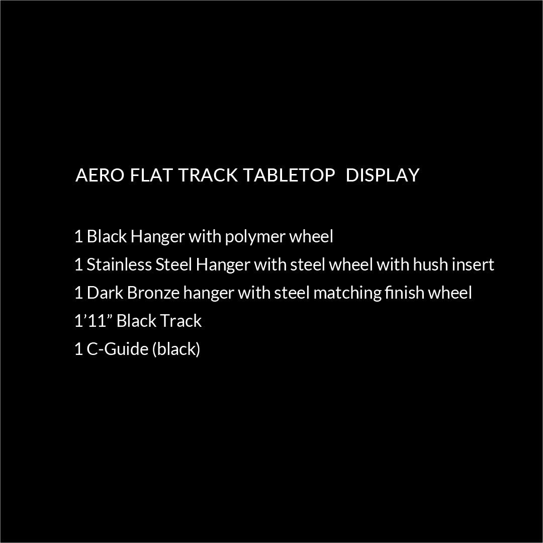 Aero Flat Track Tabletop Display