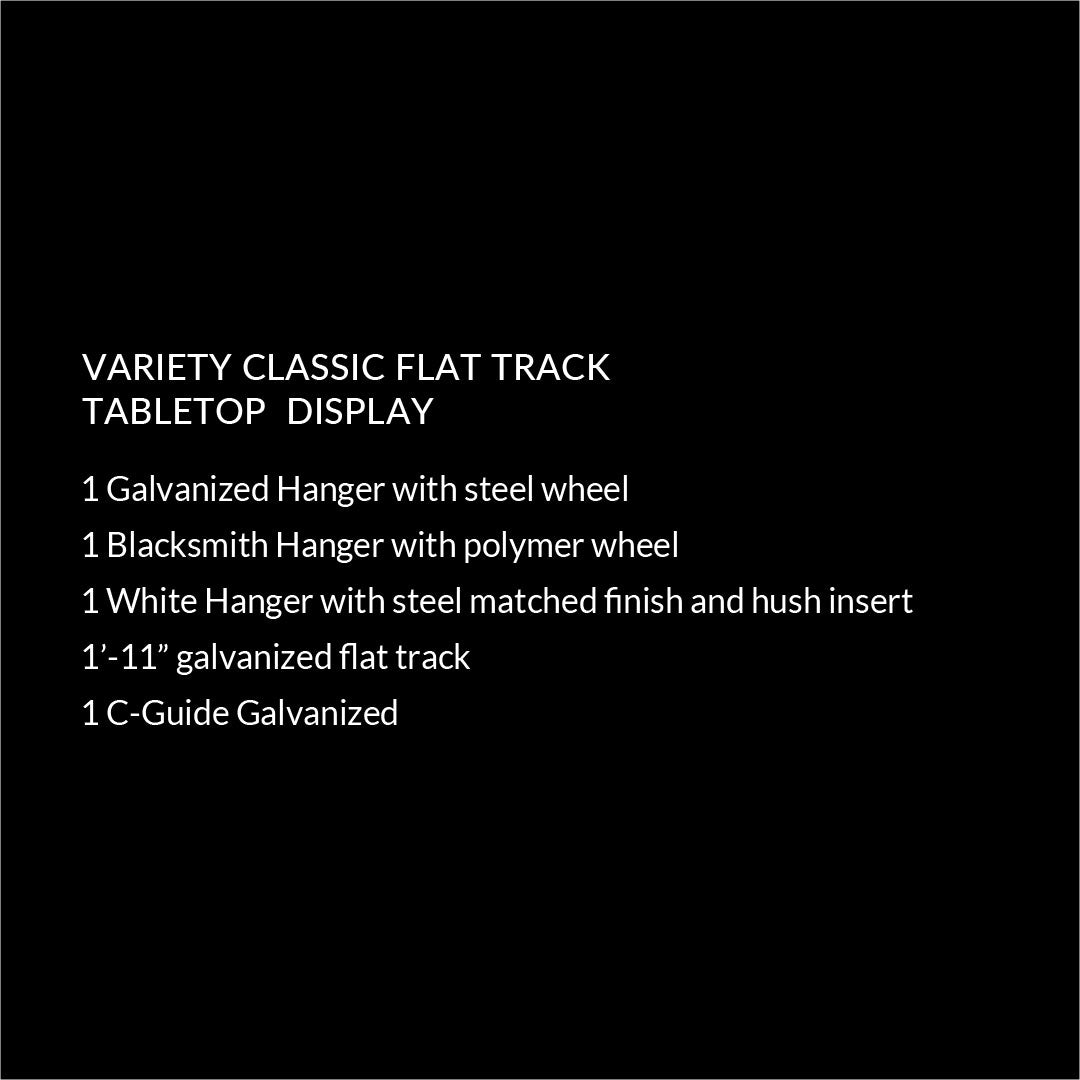 Classic Variety Flat Track Tabletop Display