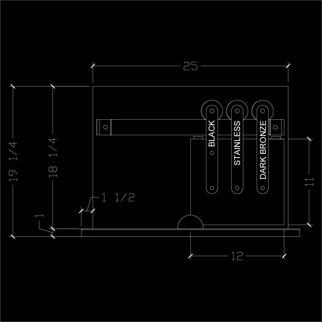 Prop Flat Track Tabletop Display