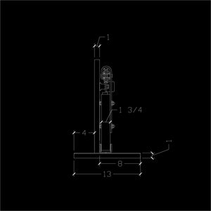 Prop Flat Track Tabletop Display