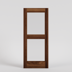 Double Exterior Door Glass Paneled Entry Door
