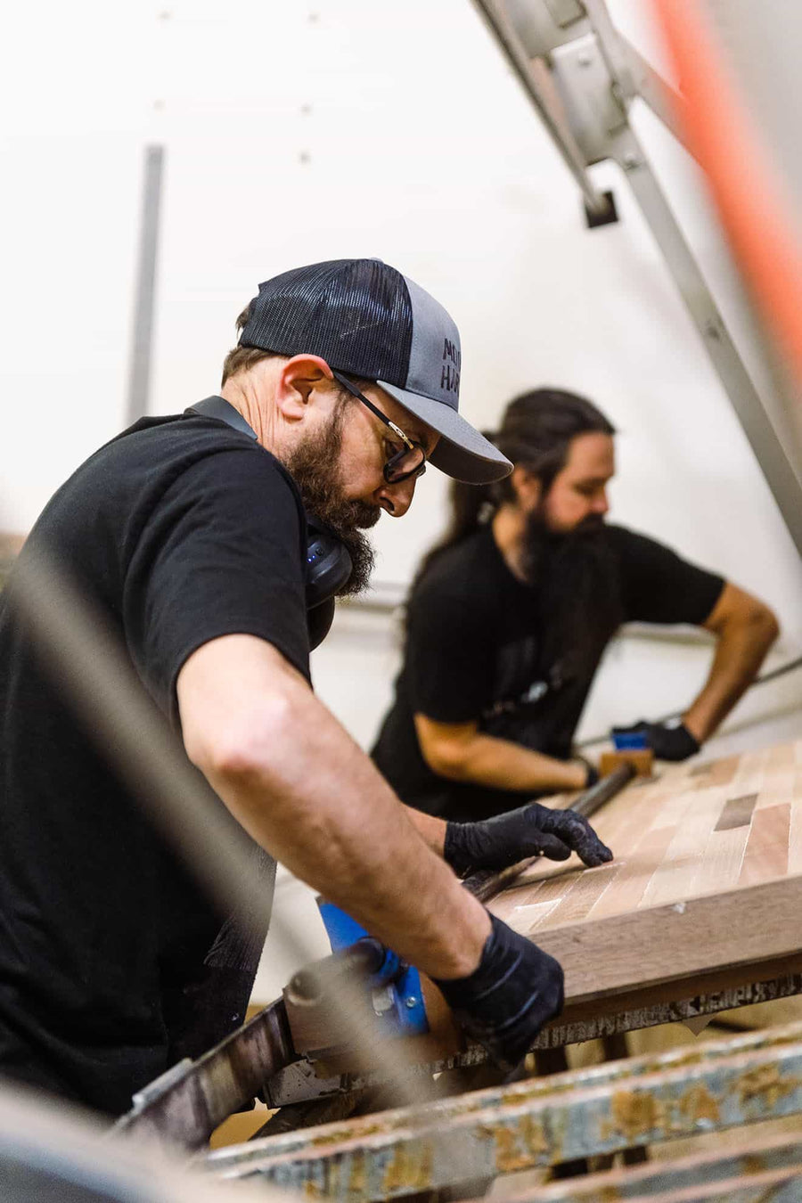 craftsmen clamp countertop in glue rack