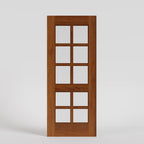 Baudelaire solid wood French door with glass