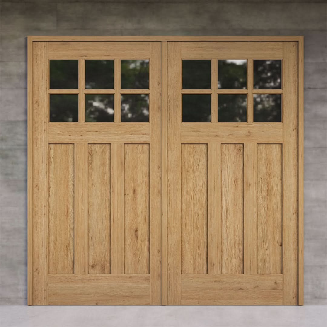 Whidbey Craftsman Traditional Carriage Doors