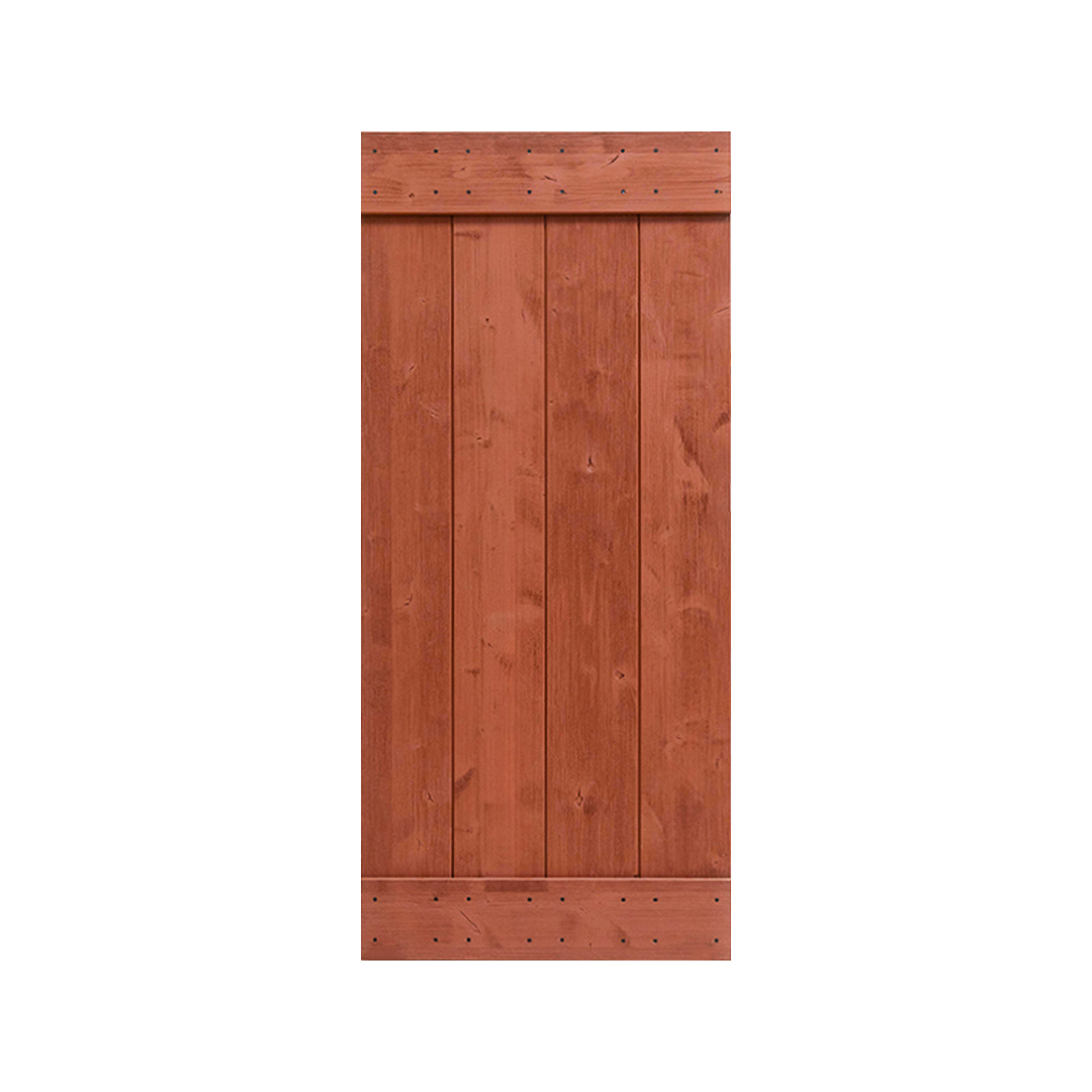 Cactus Rose Weathered Wood Barn Door