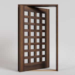 Cambria Basket Weave Pivot Door