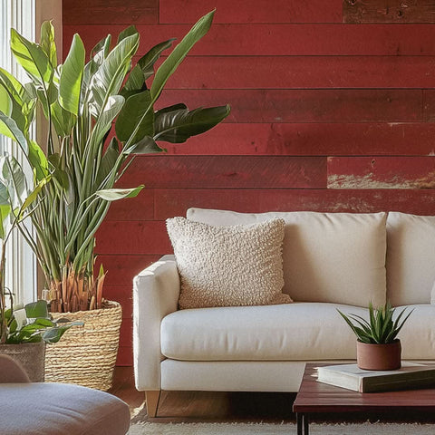 Cumberland Rustic Reclaimed Red Barn Planks
