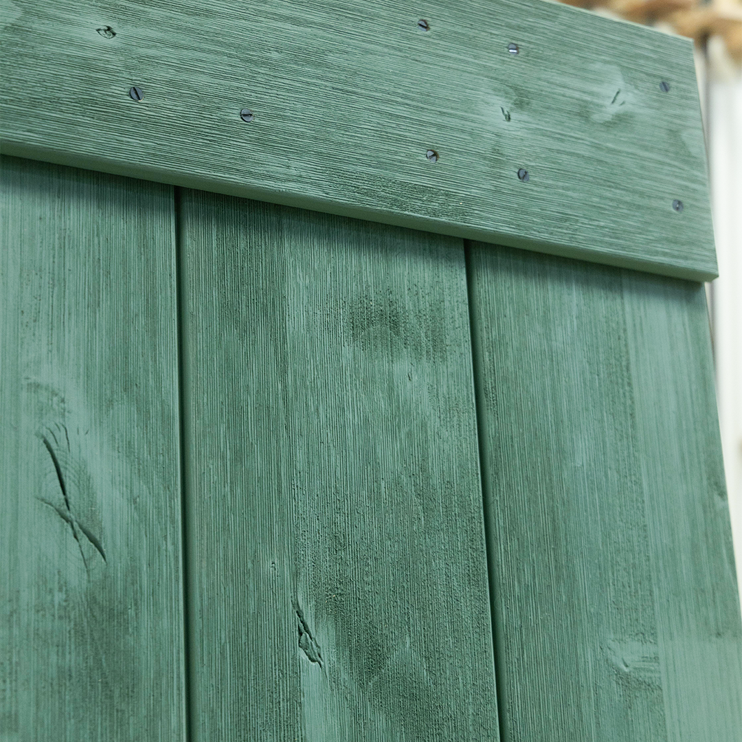 Desert Sage Green Barn Door Detail