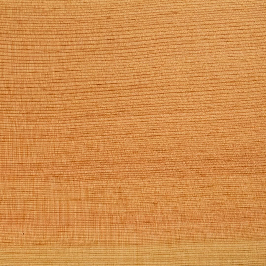 Clear Douglas Fir Wood Sample With Clear Finish