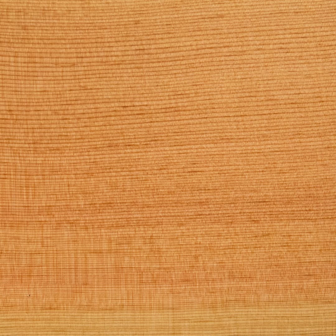 Clear Douglas Fir Wood Sample With Clear Finish