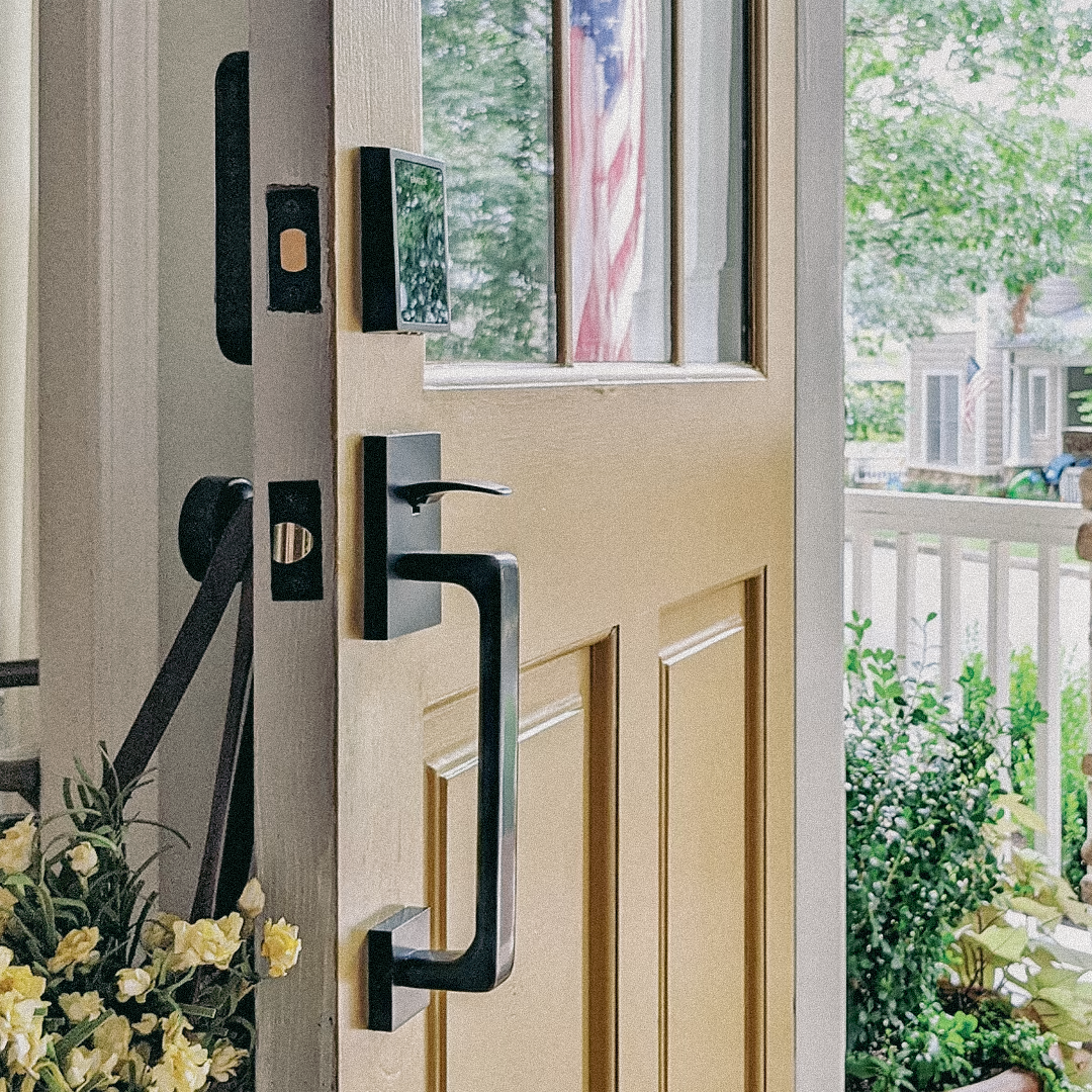 Emtek Baden Modern Keyless Entry Door Lock Set | RealCraft