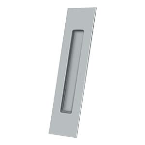 Solid Brass Rectangular Flush Door Pull HD, 10"