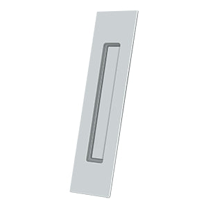 Solid Brass Rectangular Flush Door Pull HD, 10&quot;