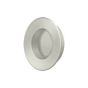 Solid Brass Round Flush Door Pull HD 1-7/8"