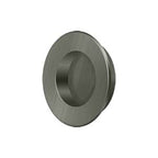 Solid Brass Round Flush Door Pull HD 1-7/8"