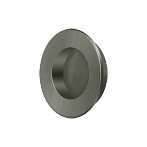 Solid Brass Round Flush Door Pull HD 1-7/8"