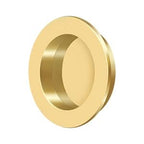 Solid Brass Round Flush Pull HD 2-3/8"