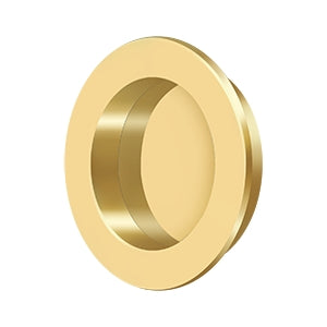 Solid Brass Round Flush Pull HD 2-3/8&quot;