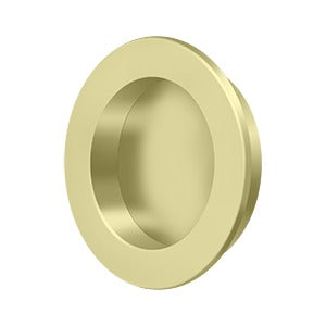 Solid Brass Round Flush Pull HD 2-3/8&quot;