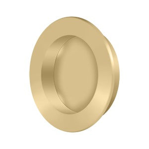 Solid Brass Round Flush Pull HD 2-3/8&quot;