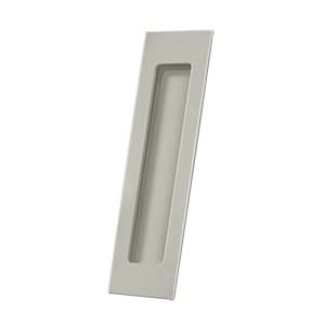 Solid Brass Rectangular Flush Pull HD, 7" for Sliding Doors