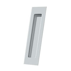 Solid Brass Rectangular Flush Pull HD, 7" for Sliding Doors