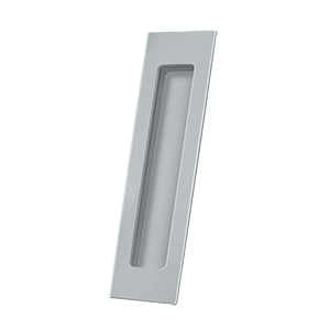 Solid Brass Rectangular Flush Pull HD, 7&quot; for Sliding Doors