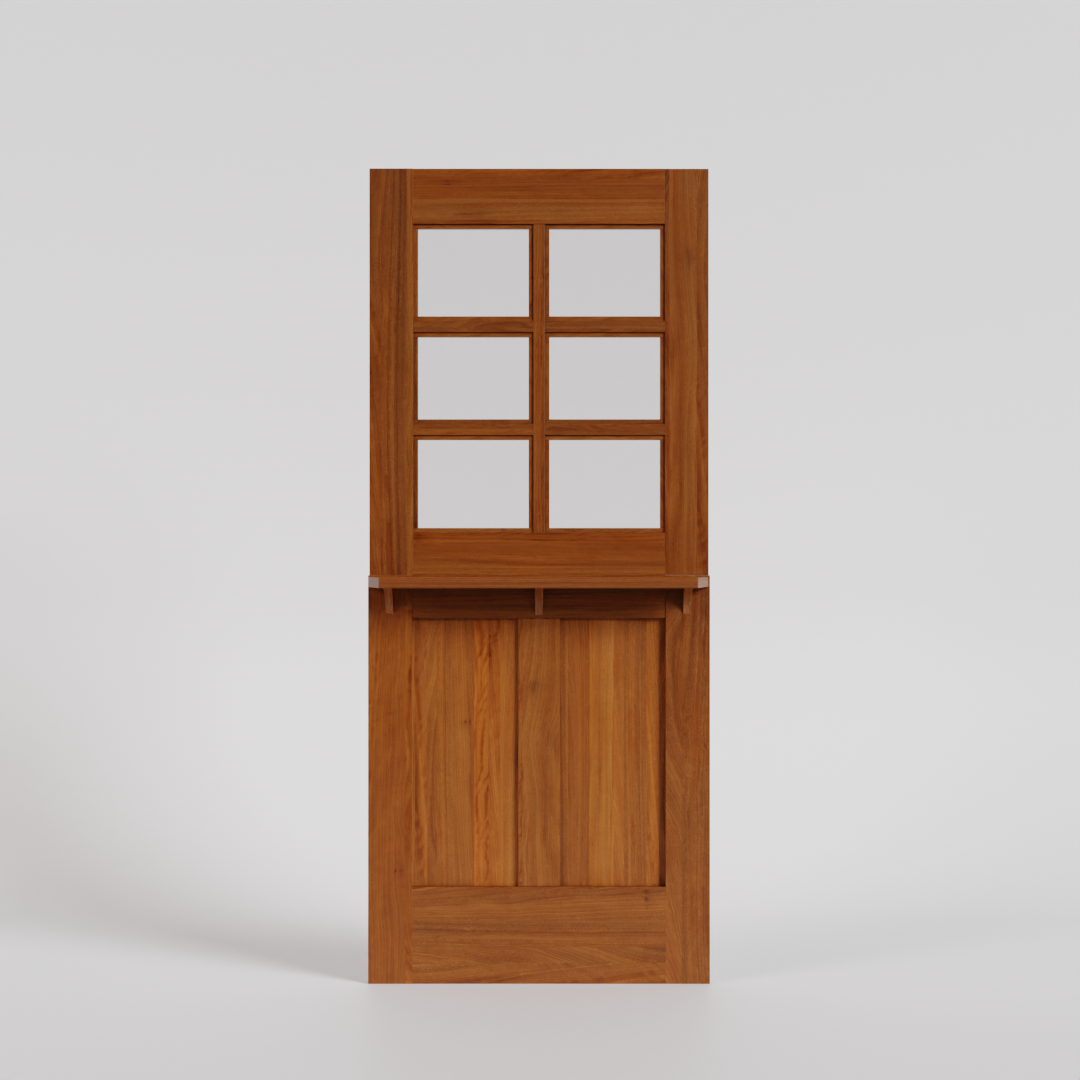 Half Glass Dutch Doors For Exterior Entry