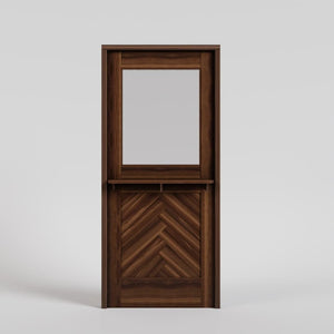 Solid Wood Herringbone Dutch Door