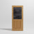 High Panel Blackboard Sliding Barn Door design by RealCraft