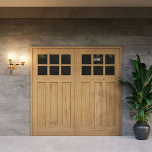 Whidbey Craftsman Traditional Carriage Doors