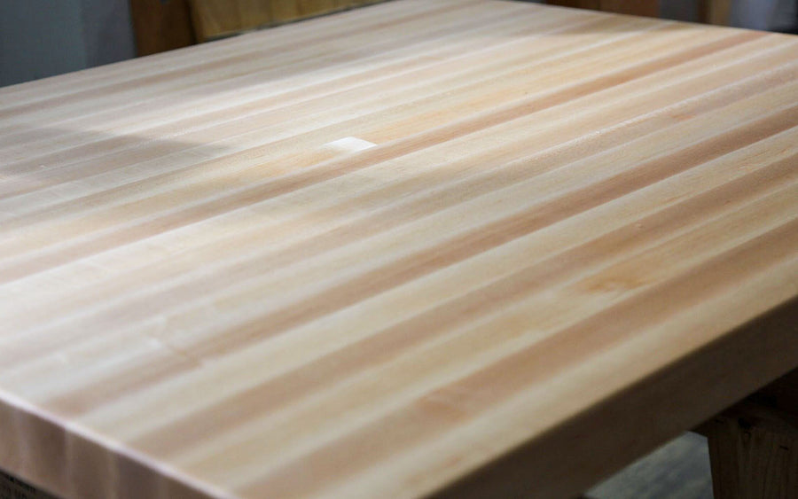 Maple standard face edge countertop