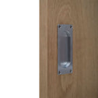 Louey Side Pocket Door Handle Satin Chrome