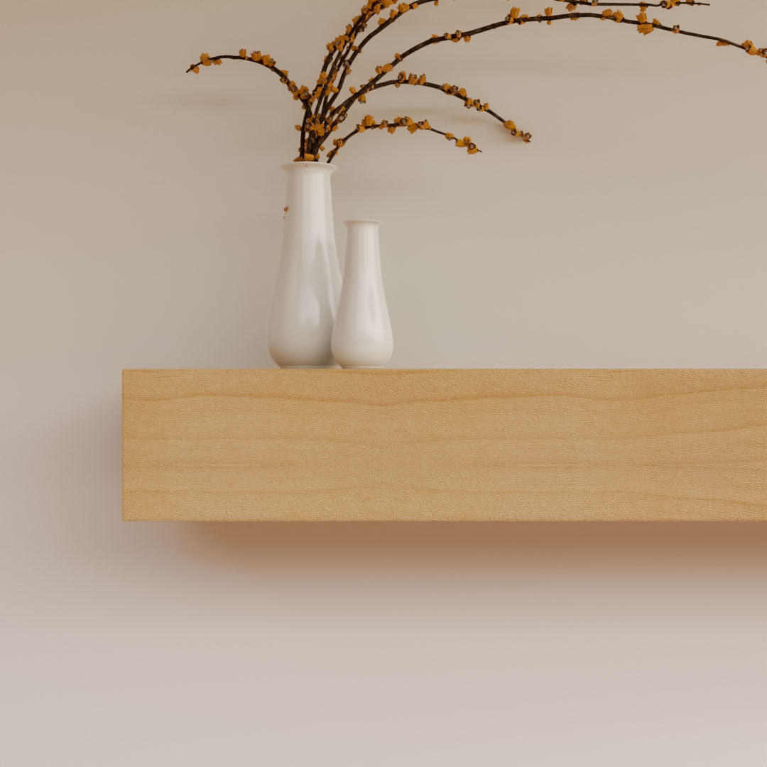 Maple Wood Fireplace Mantel