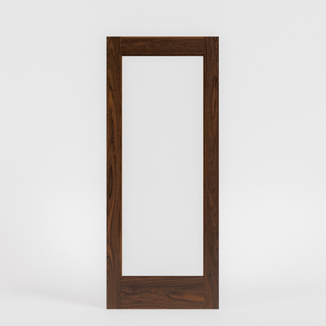 Marin Modern Single Panel Glass Front Door