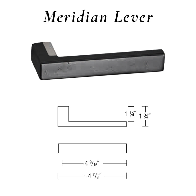 Meridian Lever Dimensions